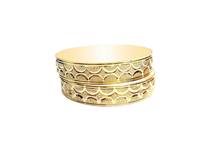 Gold Plated | Diamond Cut Bangles